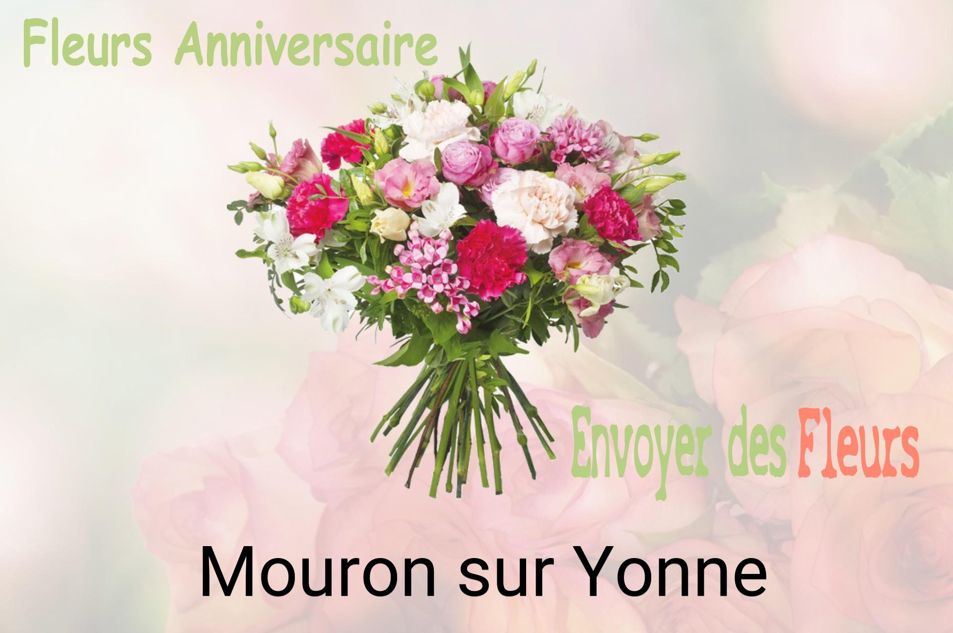 Bouquet de fleurs d’anniversaire livré à Mouron-sur-Yonne
