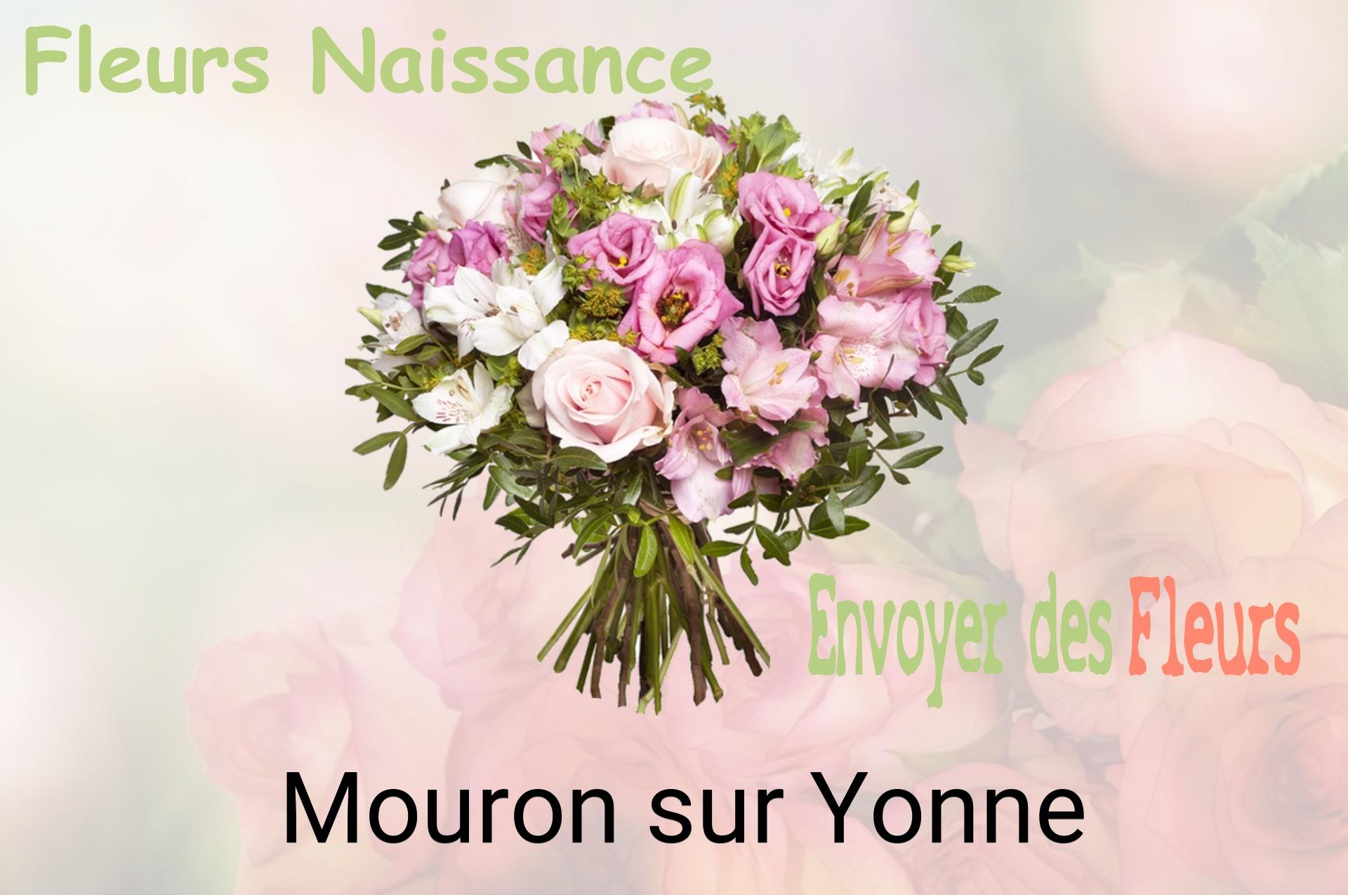 Bouquet de fleurs de naissance livré à Mouron-sur-Yonne