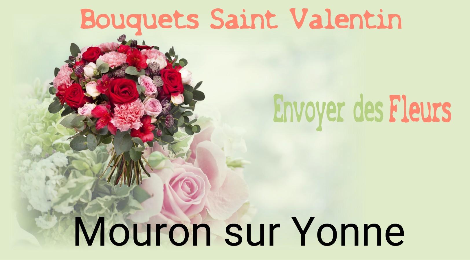 Roses de Saint-Valentin livrées à Mouron-sur-Yonne